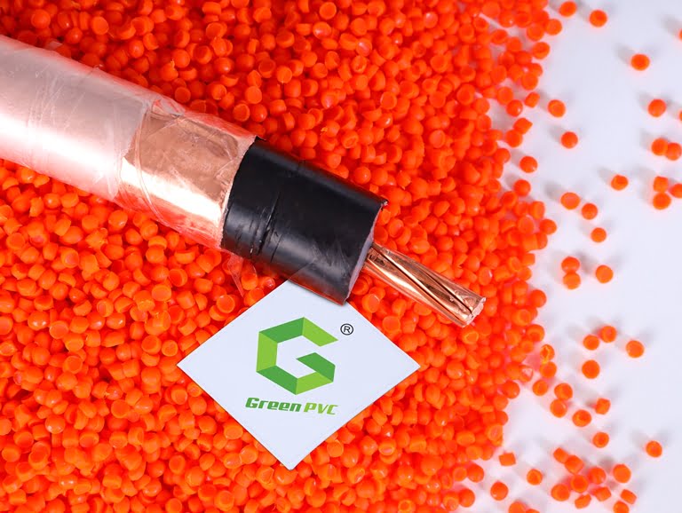 PVC compound for weather-resistant power cables 2 Green PVC PVC Compounds 40