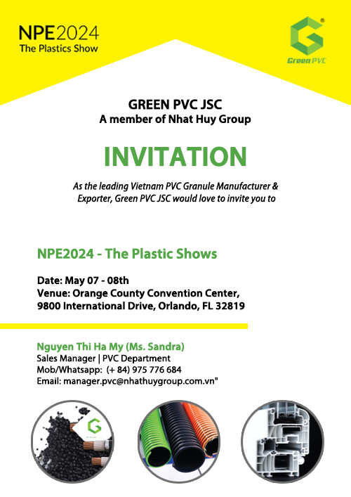 Unlock the Potential of Premium PVC Compounds at NPE2024 with Green PVC JSC 9 z5326636819704 41764eef3abf5204895e823cf19c0898